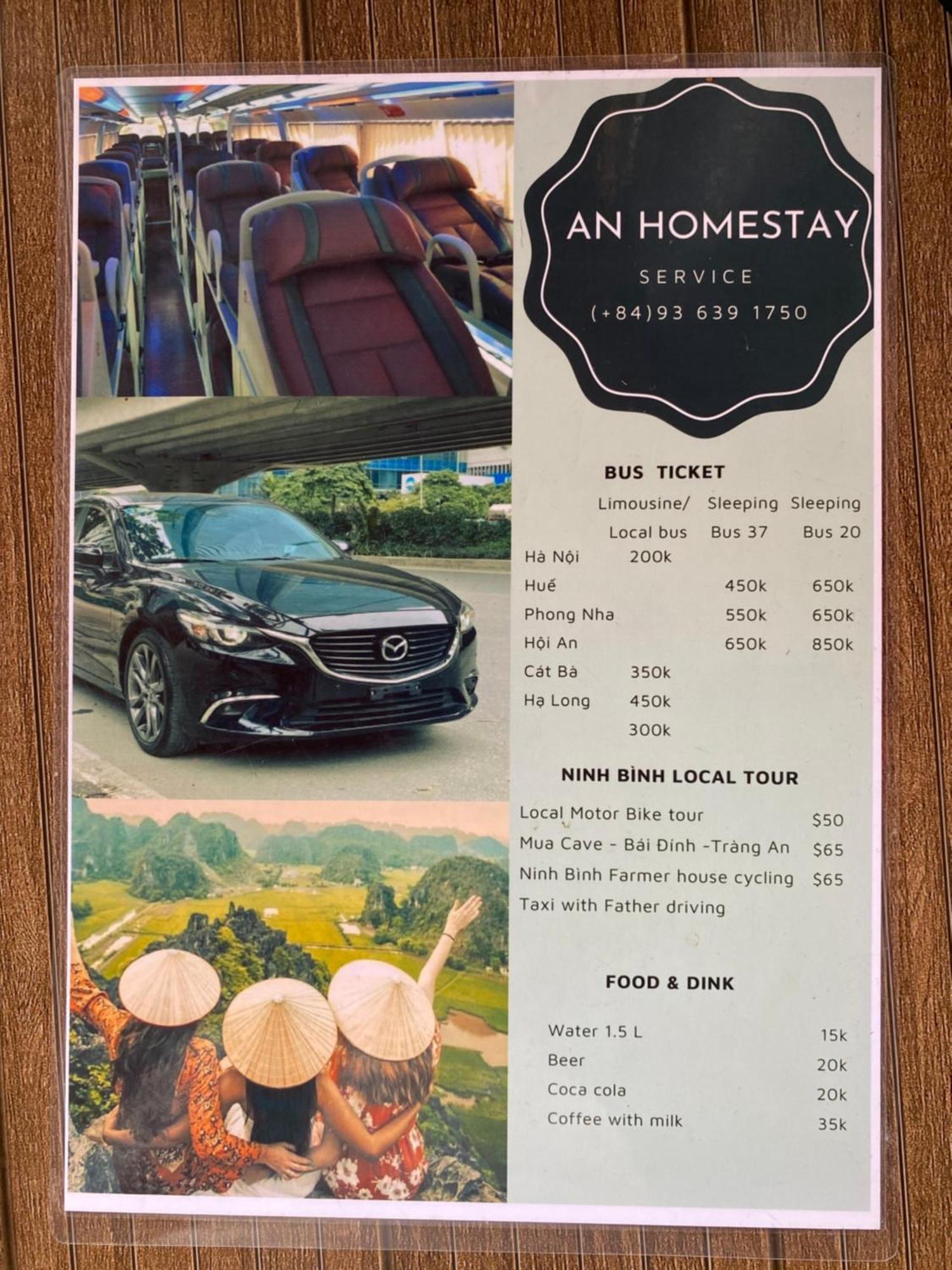 An Homestay Tam Coc Ninh Binh Exteriér fotografie